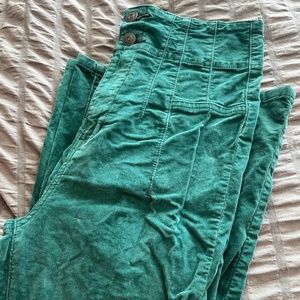 Free People We the Free Jayde Flare Leg Corduroy Pants